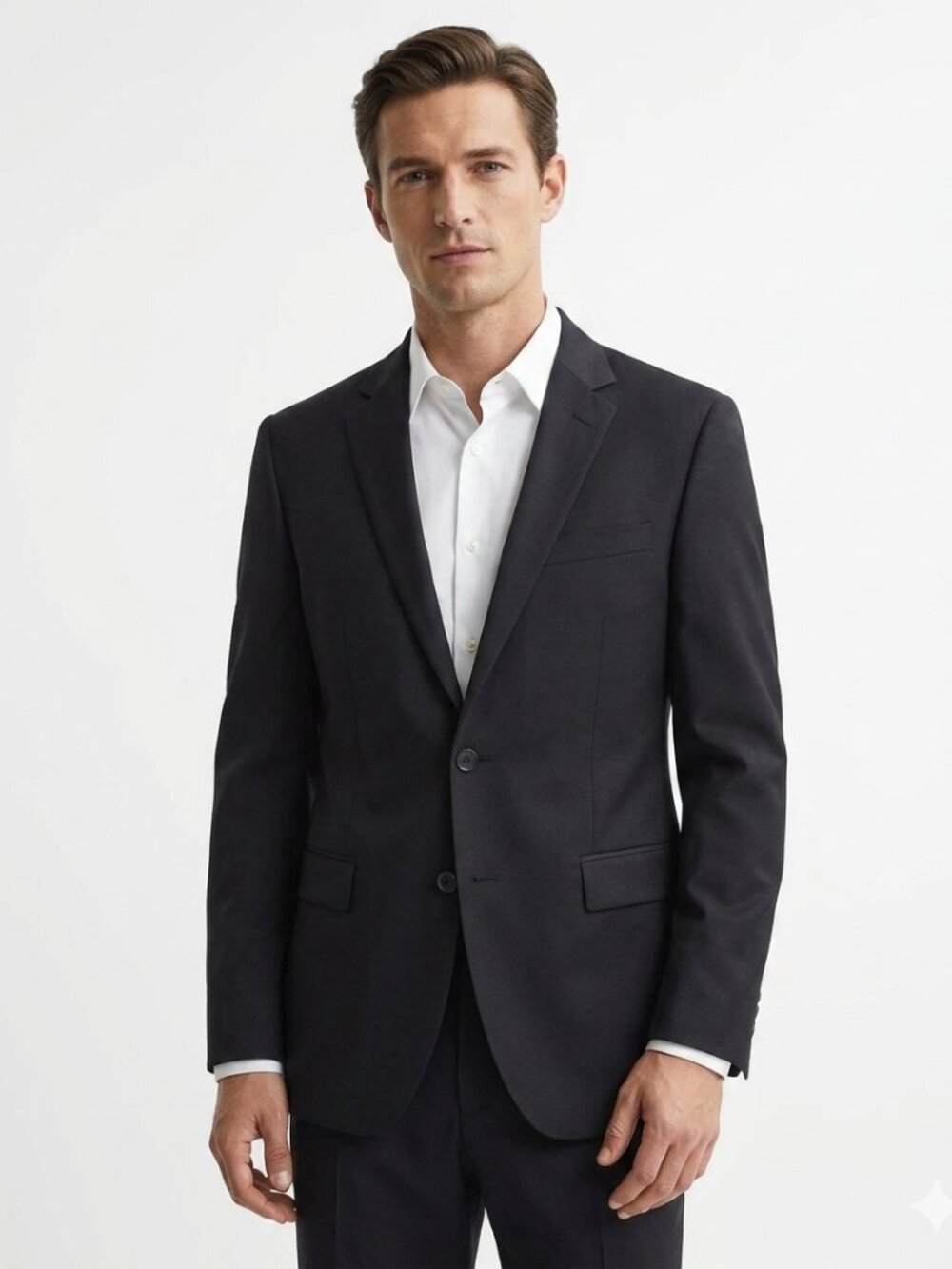 TIGER OF SWEDEN BLACK WOOL BLEND NEW BATES BLAZER - 50 (M / L)